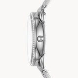Buy Shop Fossil Tailor White Dial Silver Steel Strap Watch for Women - ES4262 USA Online