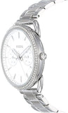 Buy Shop Fossil Tailor White Dial Silver Steel Strap Watch for Women - ES4262 USA Online