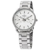 Buy Shop Fossil Tailor White Dial Silver Steel Strap Watch for Women - ES4262 USA Online