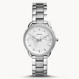 Buy Shop Fossil Tailor White Dial Silver Steel Strap Watch for Women - ES4262 USA Online