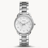 Buy Shop Fossil Tailor White Dial Silver Steel Strap Watch for Women - ES4262 USA Online