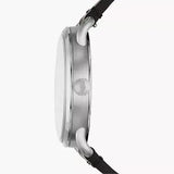 Buy Shop Fossil The Commuter Black Dial Black Leather Strap Watch for Men - FS5406 USA Online