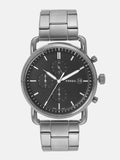 Buy Shop Fossil The Commuter Black Dial Grey Steel Strap Watch for Men - FS5400 USA Online