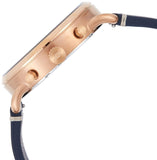 Buy Shop Fossil The Commuter Blue Dial Blue Leather Strap Watch for Men - FS5404 USA Online