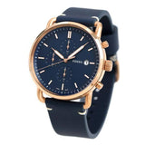 Buy Shop Fossil The Commuter Blue Dial Blue Leather Strap Watch for Men - FS5404 USA Online