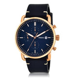Buy Shop Fossil The Commuter Blue Dial Blue Leather Strap Watch for Men - FS5404 USA Online