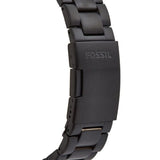 Buy Shop Fossil The Commuter Brown Dial Black Steel Strap Watch for Men - FS5277 USA Online