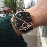 Buy Shop Fossil The Commuter Twist Black Dial Brown Leather Strap Watch for Men - ME1165 USA Online