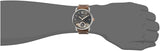 Buy Shop Fossil The Commuter Twist Black Dial Brown Leather Strap Watch for Men - ME1165 USA Online