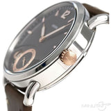Buy Shop Fossil The Commuter Twist Black Dial Brown Leather Strap Watch for Men - ME1165 USA Online