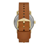 Buy Shop Fossil The Commuter Twist Black Dial Brown Leather Strap Watch for Men - ME1166 USA Online