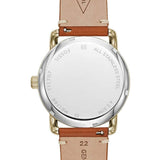 Buy Shop Fossil The Commuter Twist Black Dial Brown Leather Strap Watch for Men - ME1166 USA Online
