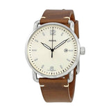 Buy Shop Fossil The Commuter White Dial Brown Leather Strap Watch for Men - FS5275 USA Online