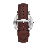 Buy Shop Fossil The Minimalist 3H Black Dial Brown Leather Strap Watch for Men - FS5464 USA Online