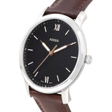 Buy Shop Fossil The Minimalist 3H Black Dial Brown Leather Strap Watch for Men - FS5464 USA Online