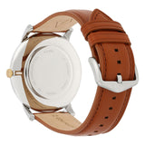 Buy Shop Fossil The Minimalist 3H Blue Dial Brown Leather Strap Watch for Men - FS5499 USA Online