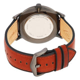 Buy Shop Fossil The Minimalist 3H Grey Dial Brown Leather Strap Watch for Men - FS5479 USA Online