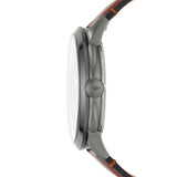 Buy Shop Fossil The Minimalist 3H Grey Dial Brown Leather Strap Watch for Men - FS5479 USA Online
