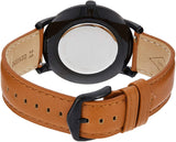 Buy Shop Fossil The Minimalist Black Dial Brown Leather Strap Watch for Men - FS5305 USA Online