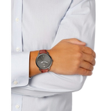 Buy Shop Fossil The Minimalist 3H Grey Dial Brown Leather Strap Watch for Men - FS5479 USA Online