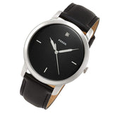 Buy Shop Fossil The Minimalist Carbon Series Black Dial Black Leather Strap Watch for Men - FS5497 USA Online