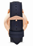 Buy Shop Fossil The Minimalist Slim White Dial Blue Leather Strap Watch for Men - FS5371 USA Online