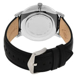 Buy Shop Fossil The Minimalist Three Hand Black Dial Black Leather Strap Watch for Men - FS5398 USA Online