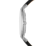 Buy Shop Fossil The Minimalist Three Hand Black Dial Black Leather Strap Watch for Men - FS5398 USA Online