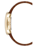 Buy Shop Fossil The Minimalist White Dial Brown Leather Strap Watch for Men - FS5397 USA Online