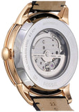 Buy Shop Fossil Townsman Automatic Black Dial Black Leather Strap Watch for Men - ME3170 USA Online