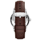 Buy Shop Fossil Townsman Automatic Black Dial Brown Leather Strap Watch for Men - ME1163 USA Online