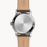 Buy Shop Fossil Townsman Automatic Black Dial Brown Leather Strap Watch for Men - ME1163 USA Online