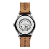 Buy Shop Fossil Townsman Automatic Blue Dial Brown Leather Strap Watch for Men - ME3110 USA Online