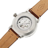 Buy Shop Fossil Townsman Automatic Blue Dial Brown Leather Strap Watch for Men - ME3110 USA Online