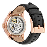 Buy Shop Fossil Townsman Automatic Skeleton Black Dial Black Leather Strap Watch for Men - ME3084 USA Online