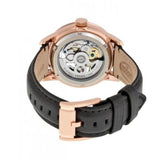 Buy Shop Fossil Townsman Automatic Skeleton Black Dial Black Leather Strap Watch for Men - ME3084 USA Online