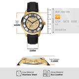Buy Shop Fossil Townsman Automatic Skeleton Black Dial Black Leather Strap Watch for Men - ME3210 USA Online