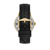 Buy Shop Fossil Townsman Automatic Skeleton Black Dial Black Leather Strap Watch for Men - ME3210 USA Online