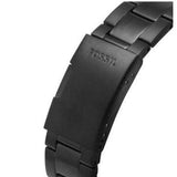 Buy Shop Fossil Townsman Automatic Skeleton Black Dial Black Steel Strap Watch for Men - ME3197 USA Online