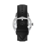Buy Shop Fossil Townsman Automatic Skeleton Blue Dial Black Leather Strap Watch for Men - ME3200 USA Online