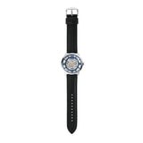 Buy Shop Fossil Townsman Automatic Skeleton Blue Dial Black Leather Strap Watch for Men - ME3200 USA Online