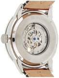 Buy Shop Fossil Townsman Automatic Skeleton Blue Dial Brown Leather Strap Watch for Men - ME3154 USA Online