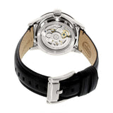 Buy Shop Fossil Townsman Automatic Skeleton White Dial Black Leather Strap Watch for Men - ME3085 USA Online