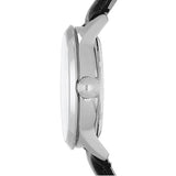 Buy Shop Fossil Townsman Automatic Skeleton White Dial Black Leather Strap Watch for Men - ME3085 USA Online