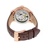 Buy Shop Fossil Townsman Automatic Skeleton White Dial Brown Leather Strap Watch for Men - ME3078 USA Online