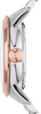 Buy Shop Fossil Townsman Automatic Skeleton White Dial Two Tone Steel Strap Watch for Men - ME3075 USA Online