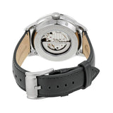 Buy Shop Fossil Townsman Automatic White Dial Black Leather Strap Watch for Men - ME3104 USA Online