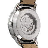 Buy Shop Fossil Townsman Automatic White Dial Black Leather Strap Watch for Men - ME3104 USA Online