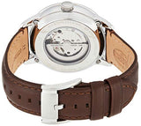 Buy Shop Fossil Townsman Automatic White Dial Brown Leather Strap Watch for Men - ME3064 USA Online