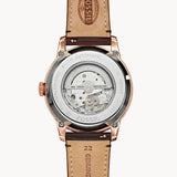 Buy Shop Fossil Townsman Beige Dial Brown Leather Strap Watch for Men - ME3105 USA Online